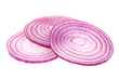 Sliced red onion