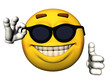 Cool emoticon