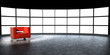 Several light box with blank space,3D rendering