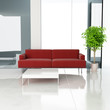 modern drawing room,3d rendering