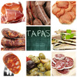 spanish tapas collage spanish tapas collage