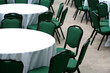 Tables and chairs