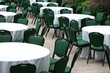 Tables and chairs