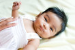 Alert Beautiful Ethnic Baby