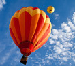 Balloons in flight
