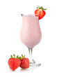 Strawberry milk cocktail Strawberry milk cocktail