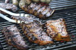 Grillzange Steak