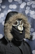 Man in respirator