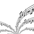 Musical notes theme Musical notes theme