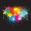 Background with paint splats for your text Background with paint splats for your text