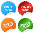 Join us stickers