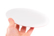 Hand mit Teller