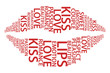 Red Lips With Love Words Red Lips With Love Words