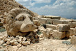 Monumental god heads on mount Nemrut, Turkey Monumental god heads on mount Nemrut, Turkey