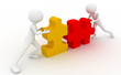 Puzzle cooperation