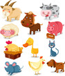 Photos : Farm animals set