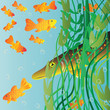 The pike hunts on small fishes. The pike hunts on small fishes.