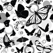 Seamless pattern with butterflies Seamless pattern with butterflies