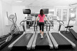woman in a gym
