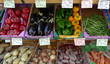 etalage de legumes