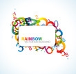 Abstract background with numbers Abstract background with numbers