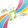 colorful musical background colorful musical background