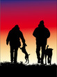 Vector: Spaziergang Spaziergang