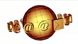 3D mail white background