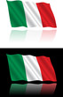 Italian Flag Flowing Italian Flag Flowing