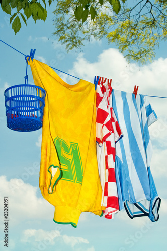 Foto: Fußball, trikot, Brasilien, Argentinien, Kroatien Fußball, trikot, Brasilien, Argentinien, Kroatien