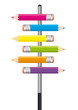 Crayons Couleurs X6
