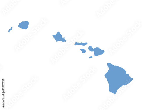 Hawaii+map+vector
