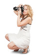 photographer girl with camera