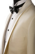 ceremony beige tuxedo, white shirt and black bowtie ceremony beige tuxedo, white shirt and black bowtie