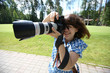 girl with camera