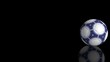 Bouncing soccer ball.  Alpha channel is included.