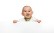cute baby boy holding empty blank board cute baby boy holding empty blank board