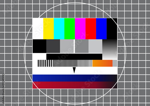 Vektor: TV Testbild TV Testbild