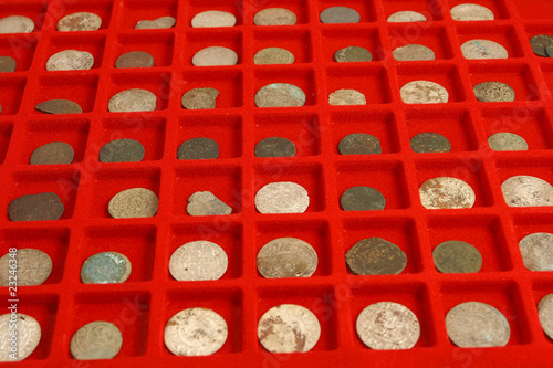 Photo: collection of ancient coins collection of ancient coins
