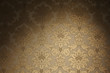 Vintage golden wallpaper background texture