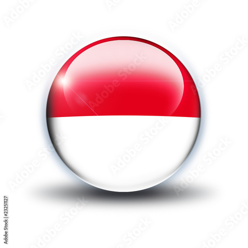 Illustration: drapeau monaco drapeau monaco