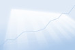 Stock charts computer diagram