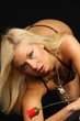 a blonde