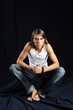 young thoughtful man