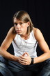 young thoughtful man