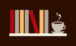 Books and coffee