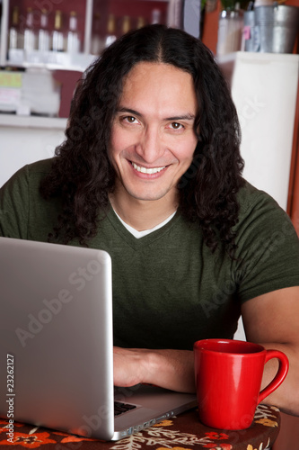 Photo: Handsome Native American man Handsome Native American man
