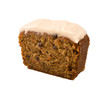 Carrot cake isolated