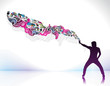 magician create a magic power