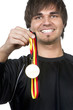 Medaille Siegertyp mit Medaille